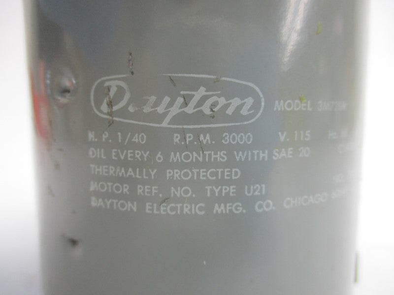DAYTON 3M728A 115V 1.12A NSNP