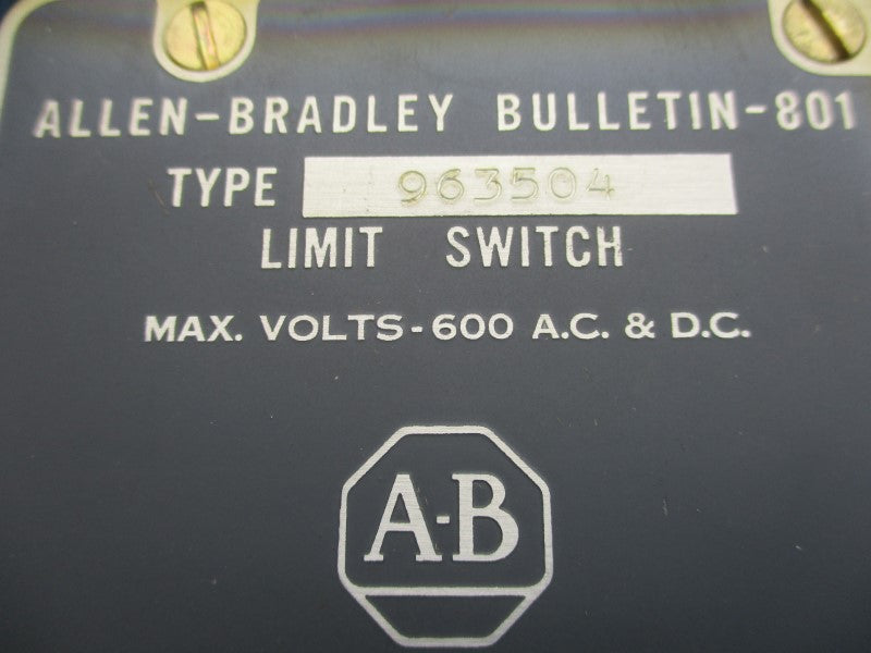 ALLEN BRADLEY 963504 600VAC/DC (AS PICTURED) NSNP