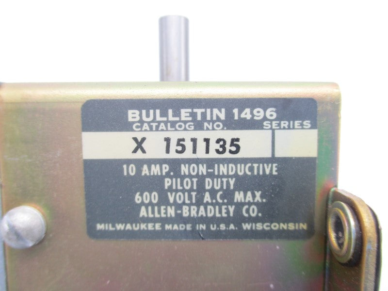 ALLEN BRADLEY X151135 600VAC 10A NSNP
