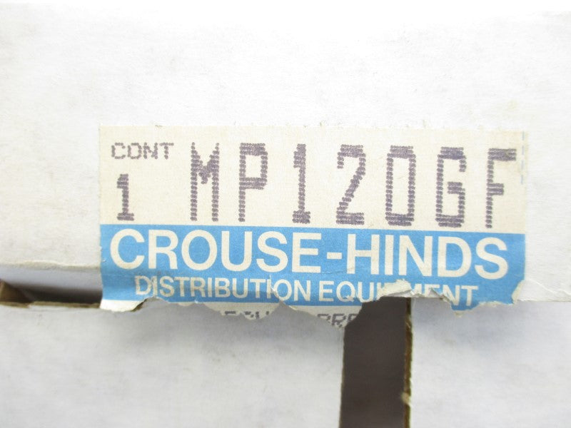 CROUSE HINDS MP120GF 120VAC 20A NSMP
