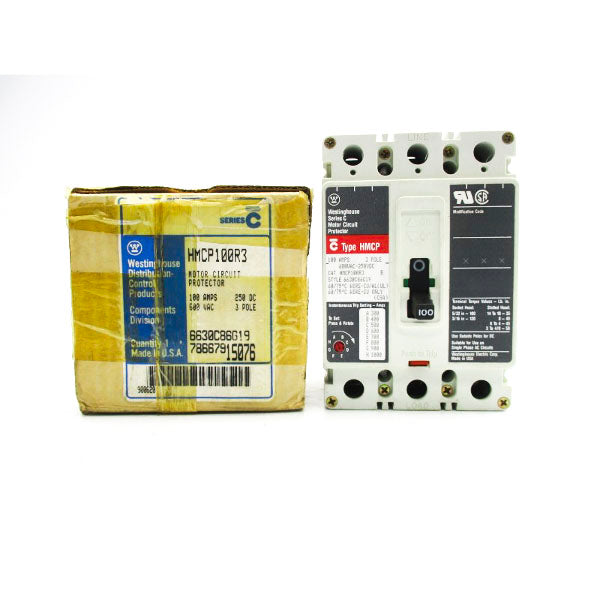 WESTINGHOUSE HMCP100R3 SER. C 600VAC 100A NSMP