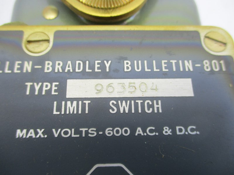 ALLEN BRADLEY 963504 600VAC/DC NSMP