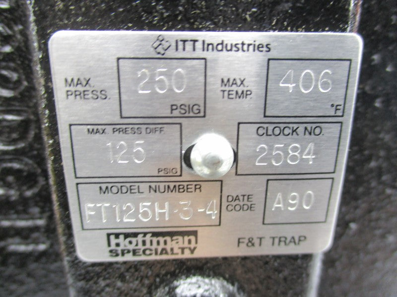 HOFFMAN 604004 FT125H 250PSI 3/4" & 1" NSMP