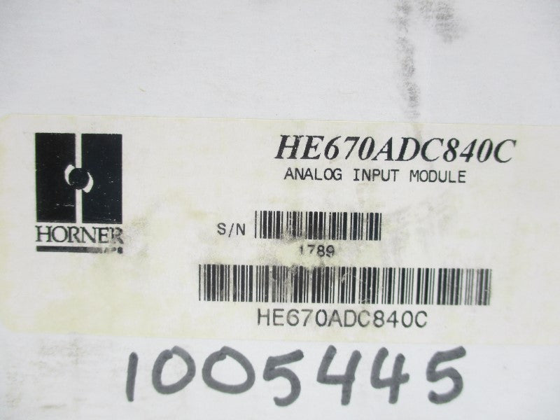 HORNER HE670ADC840C NSMP