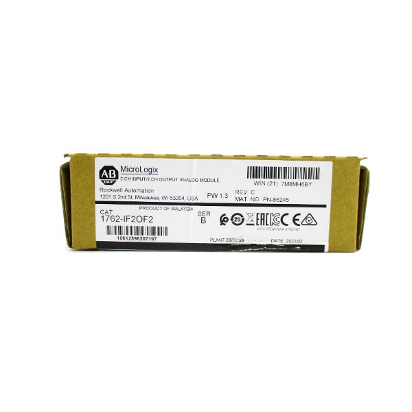 ALLEN BRADLEY 1762-IF2OF2 SER. B F/W 1.3 DATE: 2022 NSFS