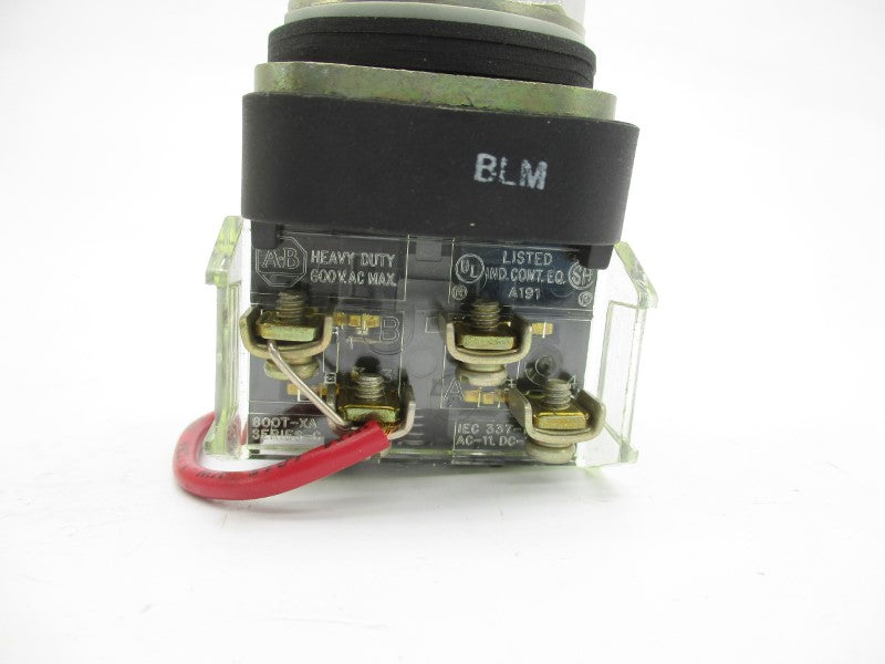 ALLEN BRADLEY 800T-PT26 SER. T 220/240V (WH) NSMP