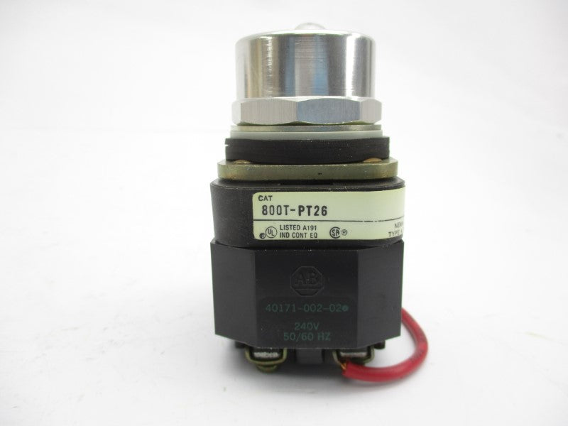ALLEN BRADLEY 800T-PT26 SER. T 220/240V (WH) NSMP