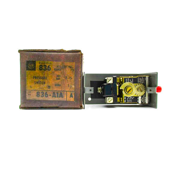 ALLEN BRADLEY 836-A1A SER. A 24-600VAC 160PSI (BR/YL) NSMP