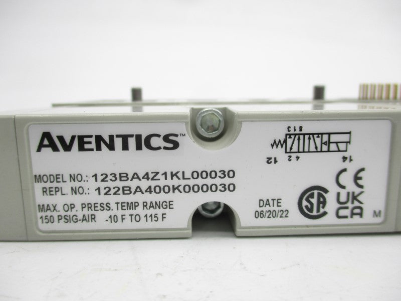 AVENTICS 122BA400K000030 150PSI (AS PICTURED) NSNP