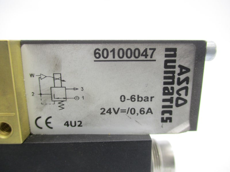 ASCO 60100047 24V 0.6A UNMP