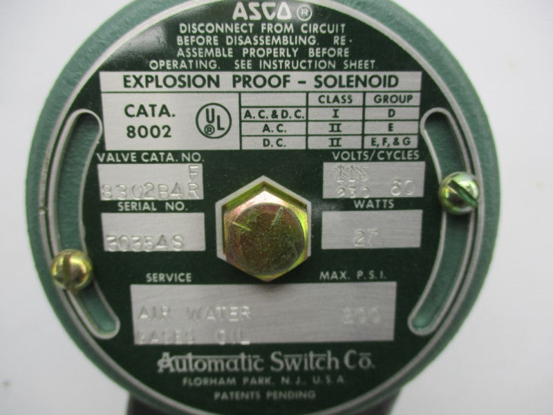 ASCO 8302B4RF 115/230V 200PSI NSMP