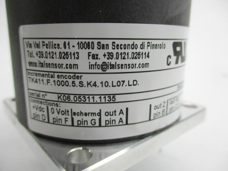 ITALSENSOR TK411.F.1000.5.S.K4.10.L07.LD 5VDC NSNP