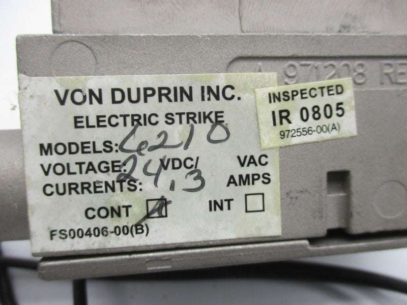 VON DUPRIN 028741-32 6210 24VDC NSMP