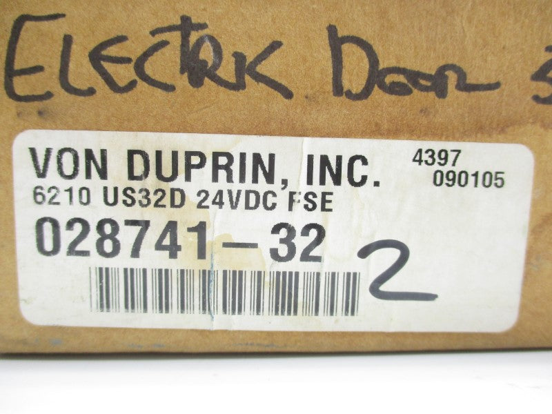 VON DUPRIN 028741-32 6210 24VDC NSMP