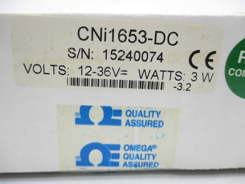 OMEGA CNI1653-DC 12-36V NSFS