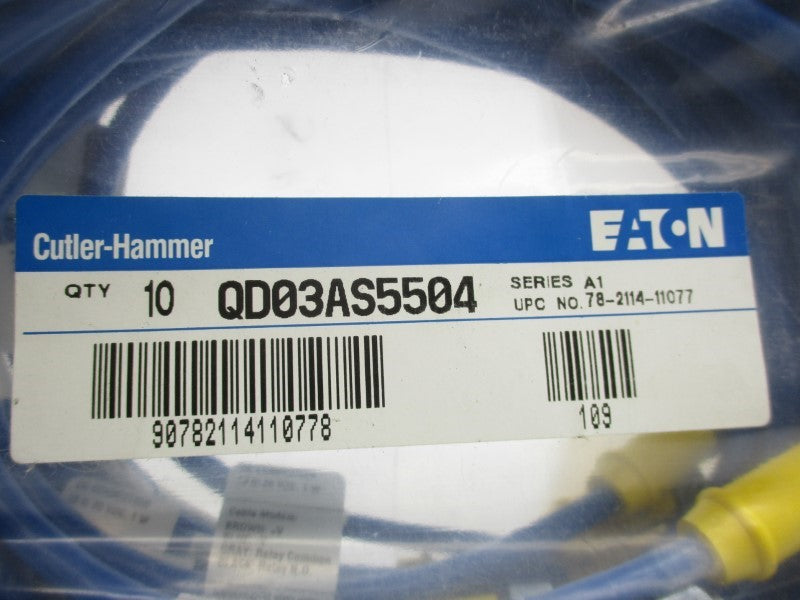 CUTLER HAMMER QD03AS5504 SER. A1 (PKG OF 10) NSMP