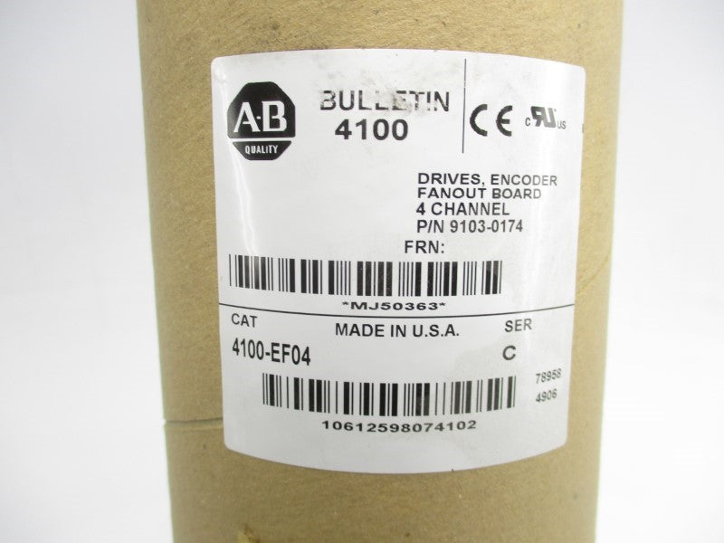 ALLEN BRADLEY 4100-EF04 SER. C 5/12V NSMP