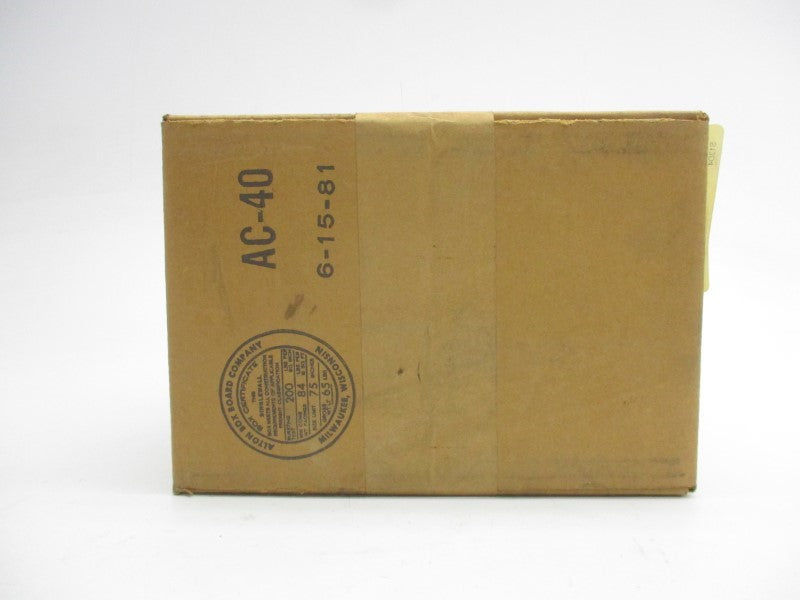 ALLEN BRADLEY 809-A05E SER. A 9A (BR/YL) NSFS