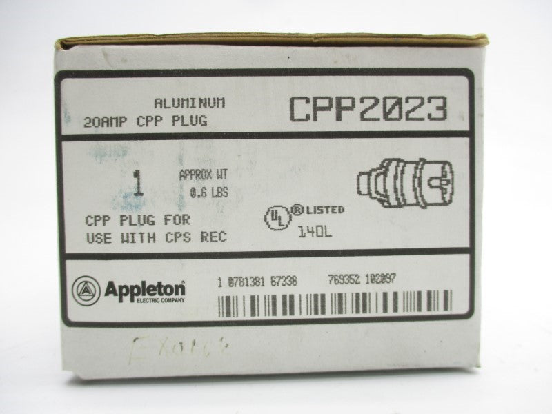 APPLETON CPP2023 250VAC 20A NSMP