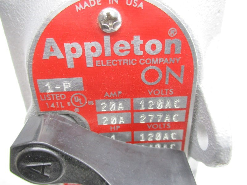 APPLETON EFSC150-F1 277VAC 20A NSNP