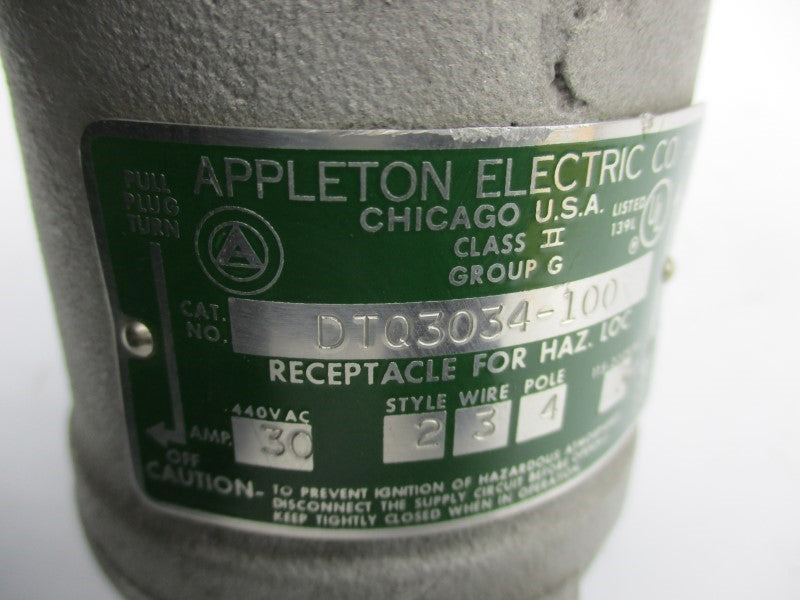 APPLETON DTQ3034-100 440VAC 30A NSNP