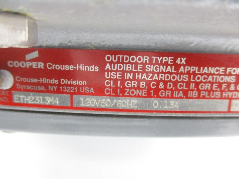 CROUSE HINDS ETH2313M4 120V 0.13A UNMP