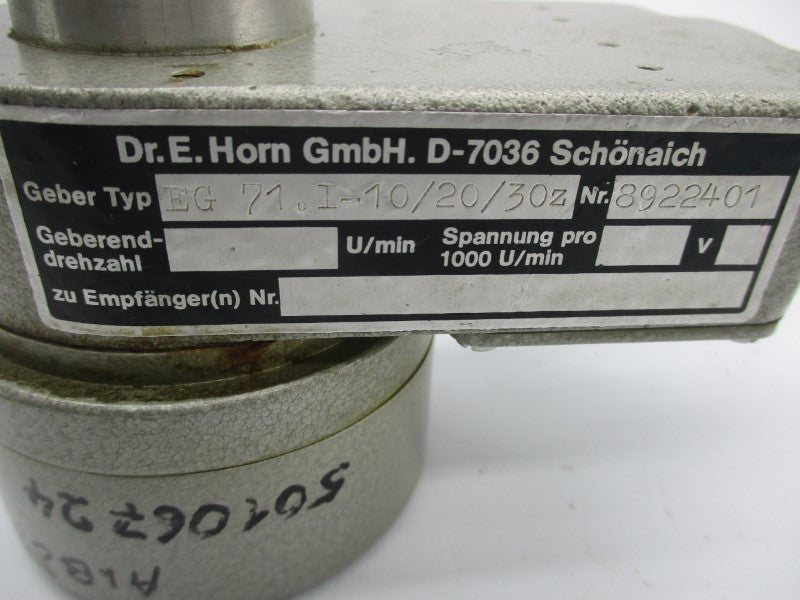 DR.E.HORN EG71.I-10/20/30Z 8922401 UNMP