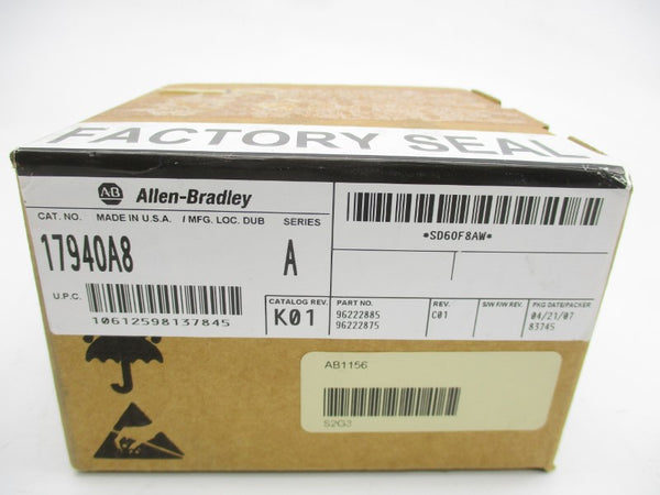 ALLEN BRADLEY 1794-OA8 SER. A DATE: 2007 NSFS