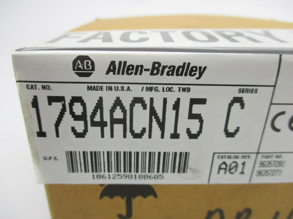 ALLEN BRADLEY 1794-ACN15 SER. C DATE: 2000 NSFS