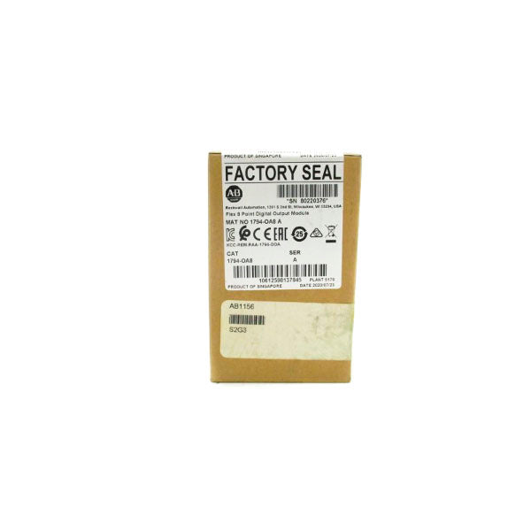 ALLEN BRADLEY 1794-OA8 SER. A DATE: 2020 NSFS