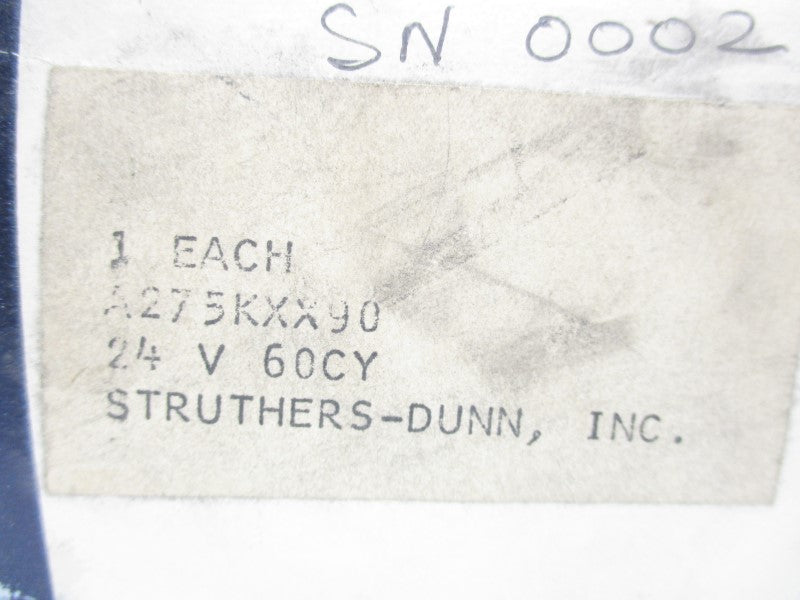 STRUTHERS DUNN A275KXX90 24V NSMP