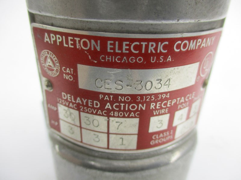 APPLETON CES-3034 480VAC 7A UNMP