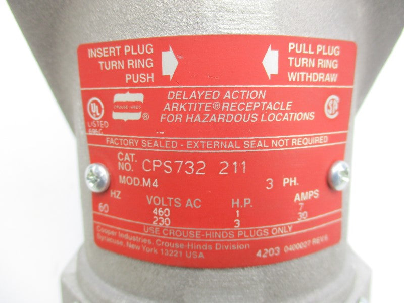 CROUSE HINDS CPS732211 460VAC 7A NSNP