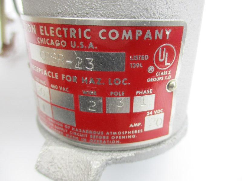 APPLETON CPSR-23 460VAC UNMP