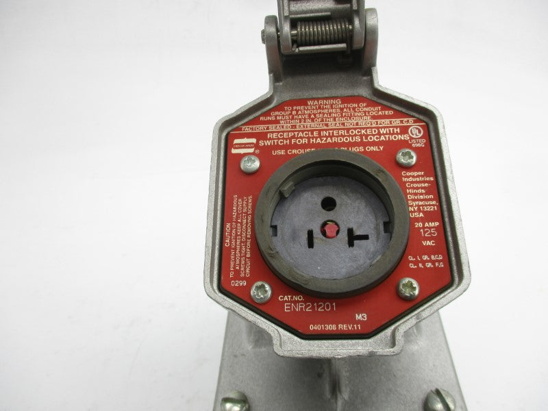 CROUSE HINDS ENR21201M3 125VAC 20A NSNP