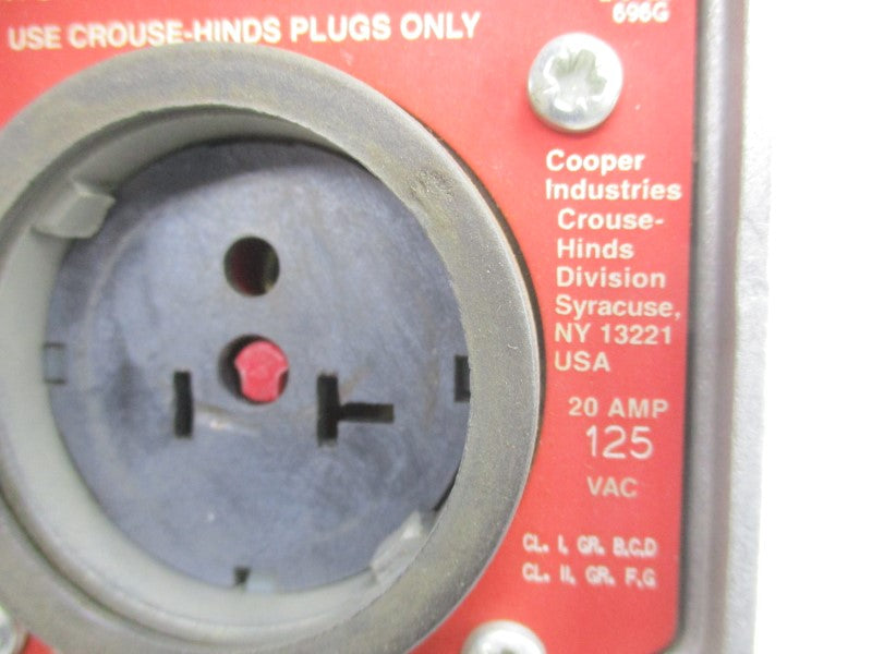 CROUSE HINDS ENR21201M3 125VAC 20A NSNP