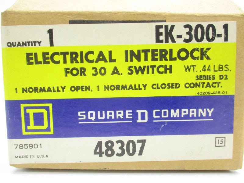 SQUARE D EK-300-1 SER. D2 30A NSMP