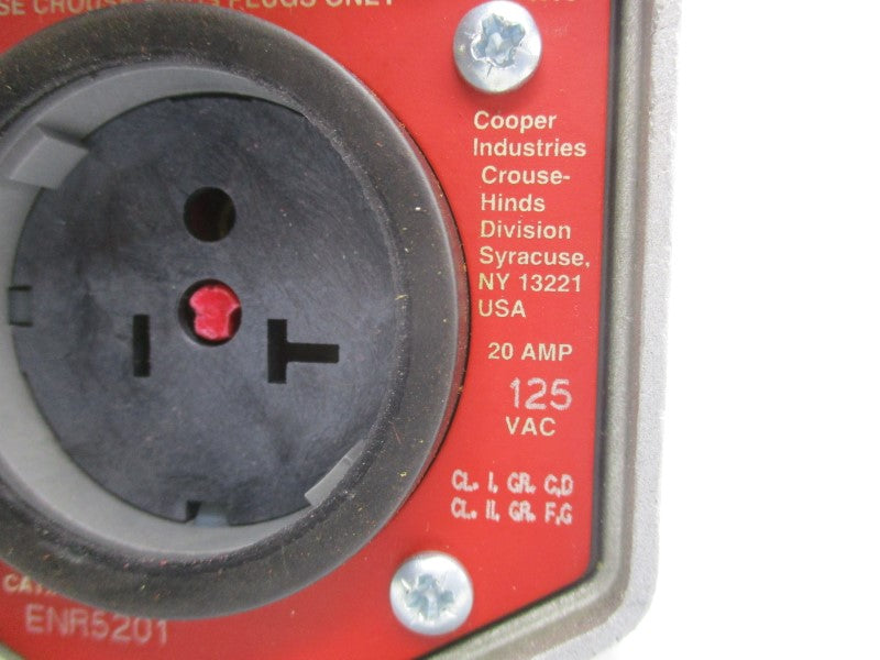 CROUSE HINDS ENR5201 125VAC 20A (PKG OF 2) NSMP