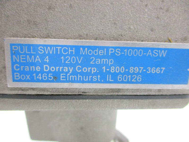 CRANE DORRAY PS-1000-ASW 120V 2A UNMP