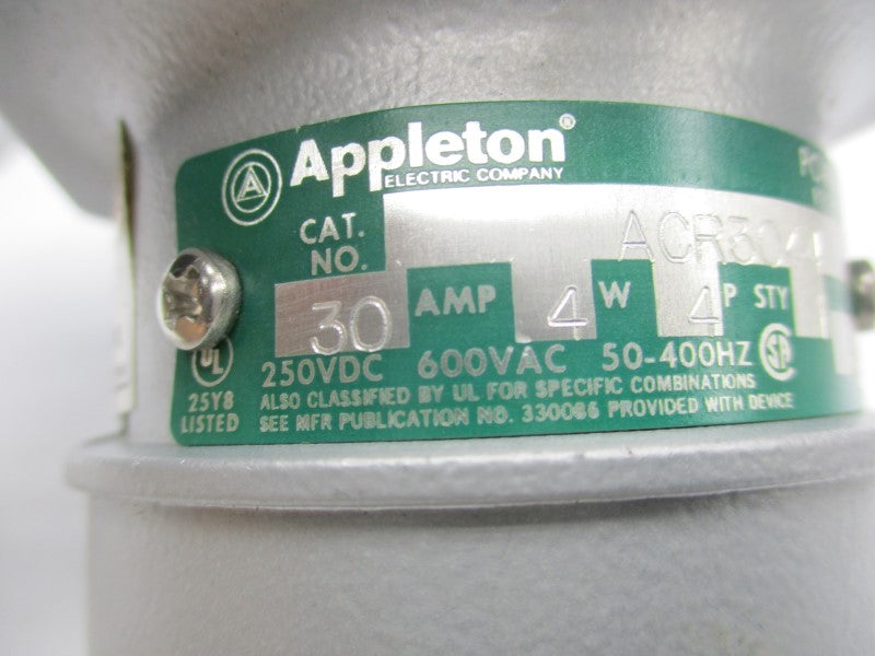 APPLETON ACR3044 600VAC 30A NSNP