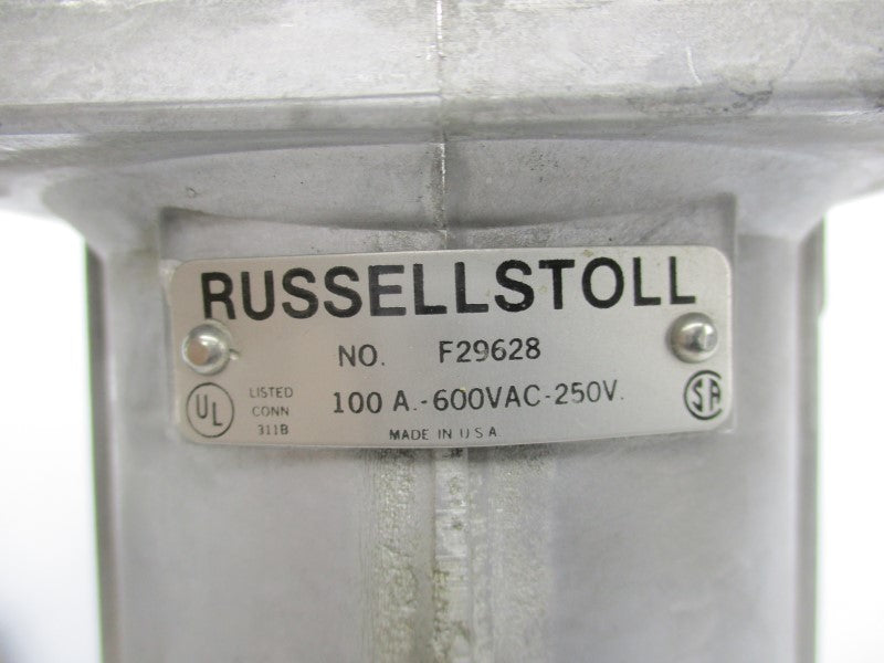 RUSSELLSTOLL F29628 600VAC 100A UNMP