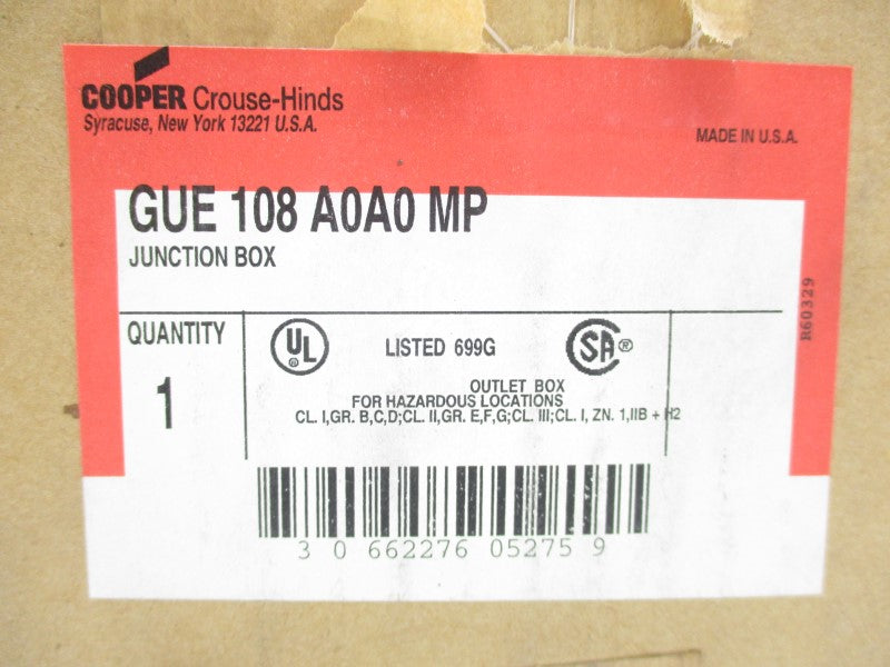 CROUSE HINDS GUE108A0A0MP NSFS