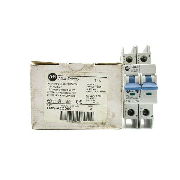 ALLEN BRADLEY 1489-A2C060 SER. A 277VAC 6A NSMP