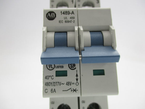 ALLEN BRADLEY 1489-A2C060 SER. A 277VAC 6A NSMP