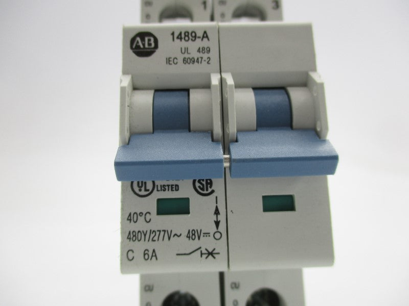 ALLEN BRADLEY 1489-A2C060 SER. A 277VAC 6A NSMP