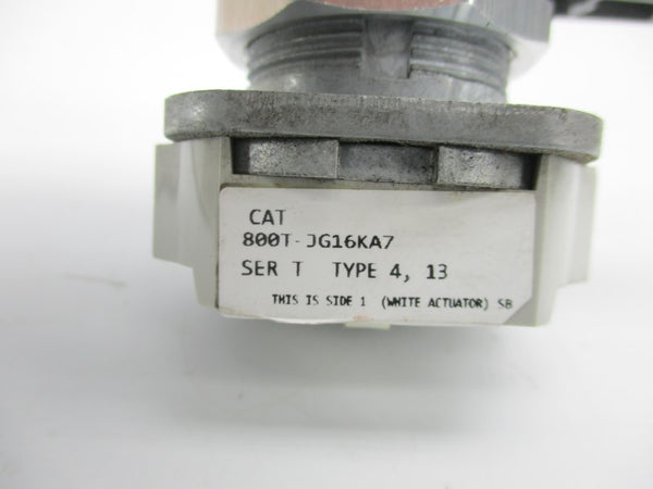 ALLEN BRADLEY 800T-JG16KA7 SER. T (WH) NSMP