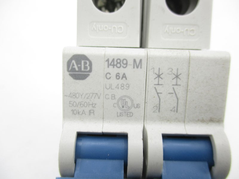 ALLEN BRADLEY 1489-M2C060 SER. D 277V 6A NSMP