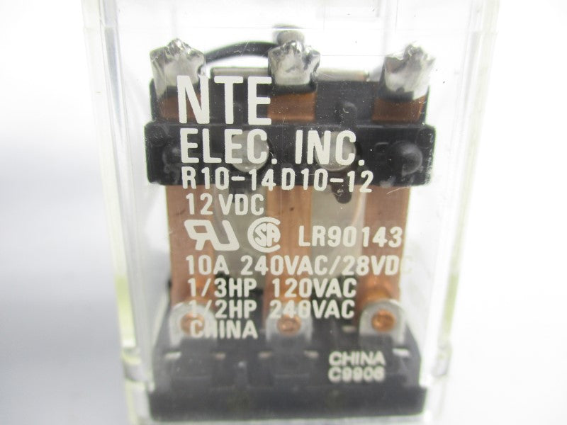 NTE R10-14D10-12 12VDC 10A NSMP