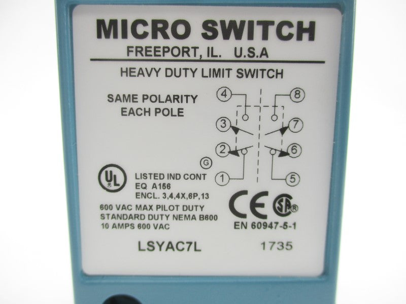 HONEYWELL LSYAC7L 600VAC 10A NSMP