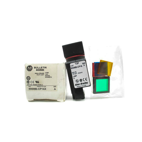 ALLEN BRADLEY 800MB-CP16X SER. A 110-120V (WH) NSMP